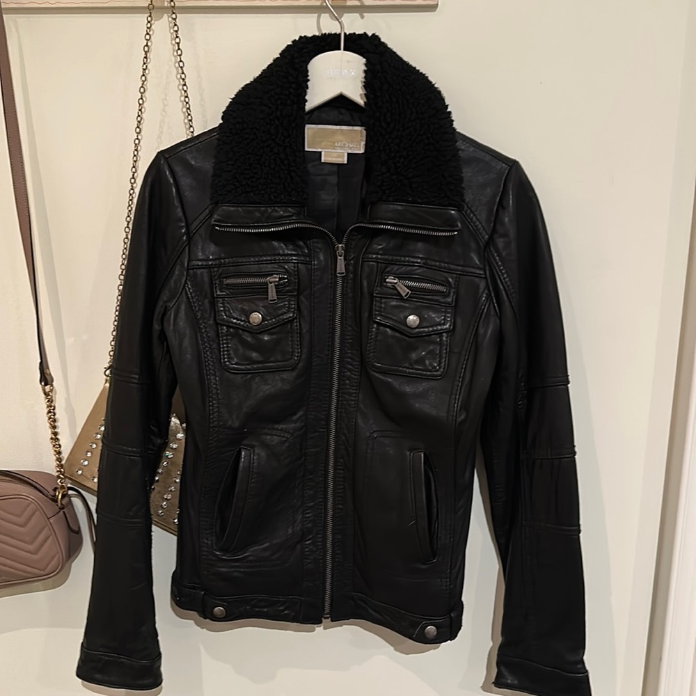 Michael Kors leather jacket